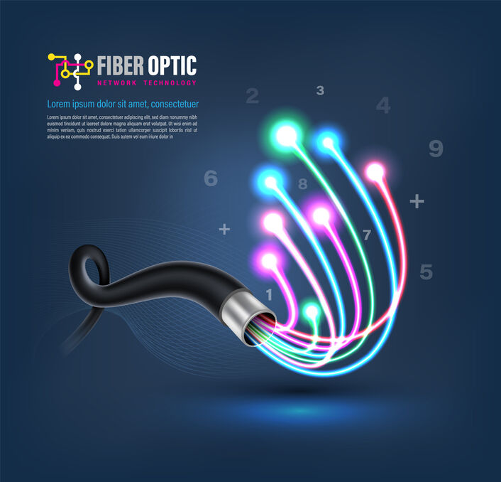 Fiber Optic Cable Connection